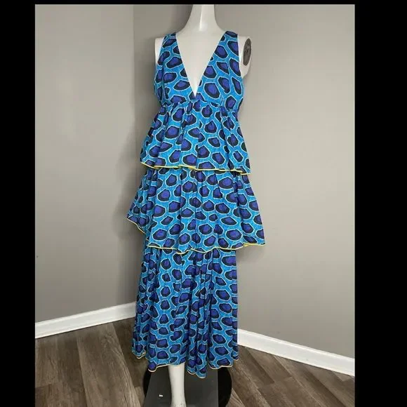 RHODE
Leela Sleeveless Print Tiered Dress - Picture 5 of 9